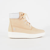 Womens Timberland 6 Inch Ankle A1R70 Beige Leather Lace Up Casual Walking Boots